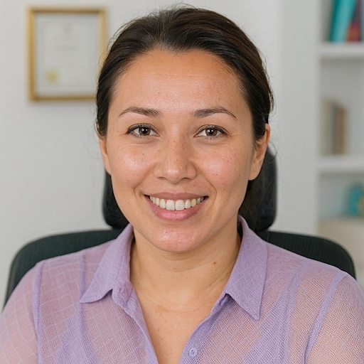 Happy attendee of the High-Value Queen Bootcamp, having learned scientific strategies to become a 'High-Value Queen'.