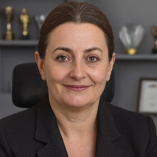 Portrait of a happy woman who completed a specialized professional course led by Relationship Coach Aneta Mildiani.