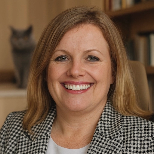 A satisfied female professional after training with Aneta Mildiani, gaining advanced relationship coaching skills.