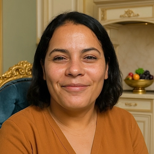 Smiling workshop participant expressing success and readiness to implement Aneta Mildiani's methods in her practice.