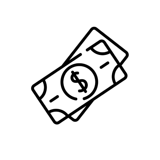 Faq icon in Aneta Mildiani store - money.