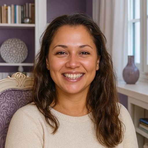 A joyous client confirms the effectiveness of the e-book. Her positive testimonial endorses Aneta Mildiani's scientific approach to relationship strategy and finding true love.