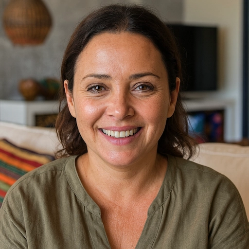 Happy client testimonial. She discusses the clarity and understanding of love she gained from the expertly crafted e-book by Aneta Mildiani, a leading Relationship Coach.