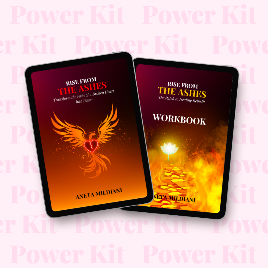 Power Kit cover mockup on an exclusive pink background. Title: 'The Narcissist’s