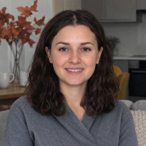 A radiant woman’s testimonial for Aneta Mildiani. Her smile is the visual evidence of a successful transformation in her relationship with the aid of the e-book.