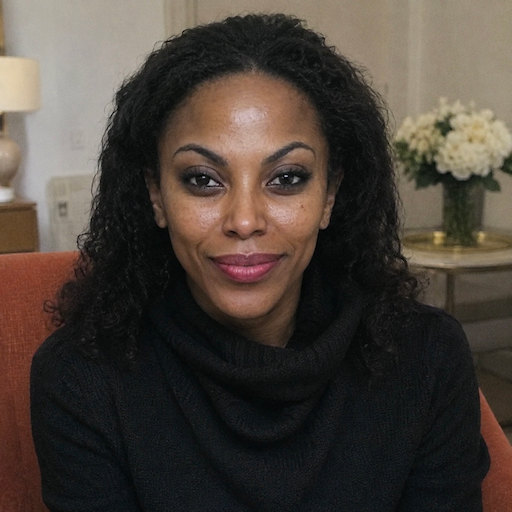 A radiant woman’s testimonial for Aneta Mildiani. Her smile is the visual evidence of a successful transformation in her relationship with the aid of the e-book.