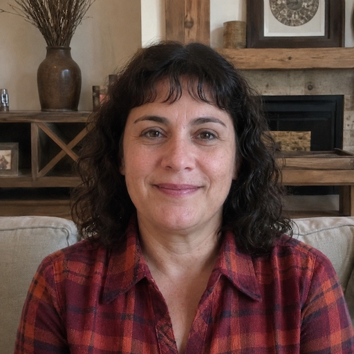 A radiant woman’s testimonial for Aneta Mildiani. Her smile is the visual evidence of a successful transformation in her relationship with the aid of the e-book.