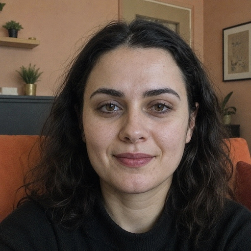 A radiant woman’s testimonial for Aneta Mildiani. Her smile is the visual evidence of a successful transformation in her relationship with the aid of the e-book.